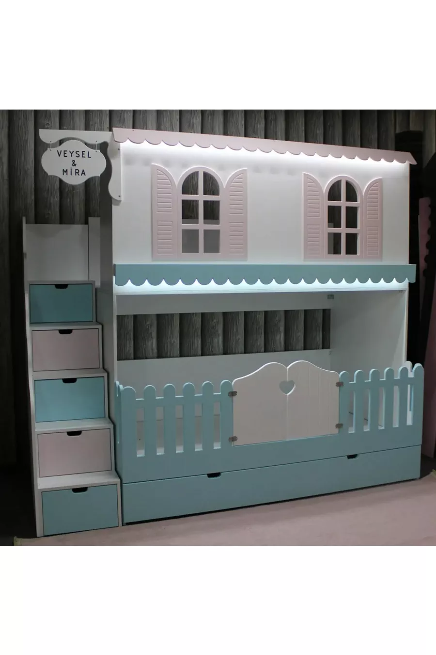 Lits superposés Alaçatı pour enfants