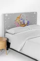 Housse de tête de lit pour enfant avec motif de licorne endormie
