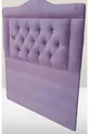 Titre DK Modèle Simple 'taille' Tissu Violet Clair en Poil de Poney Fait Main
