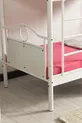 Chambre d'enfant Zümrüt Lit superposé et lit simple en métal Blanc