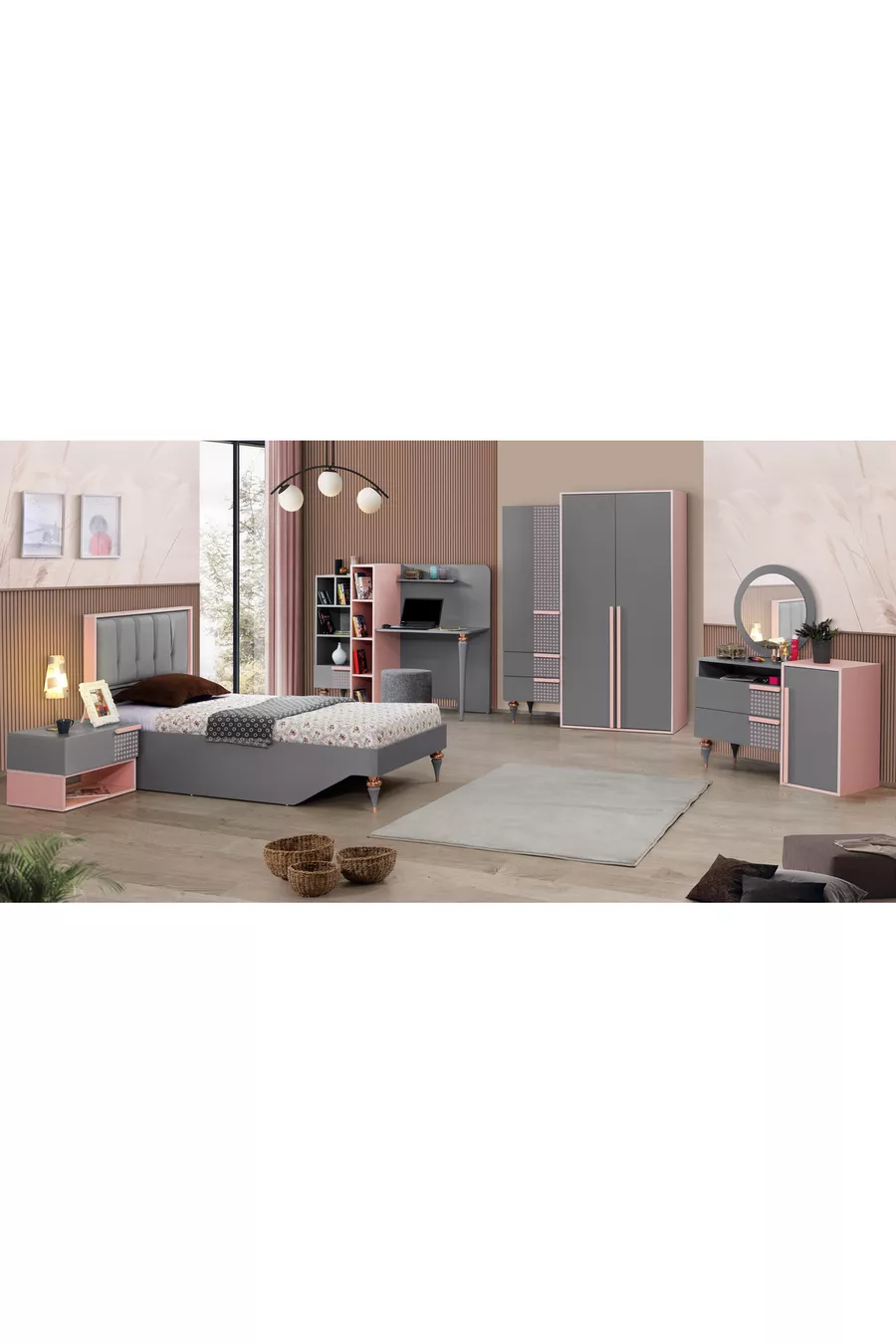 ENSEMBLE DE CHAMBRE JEUNE POINT ROSE