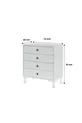 Commode Cordoba Torino blanche