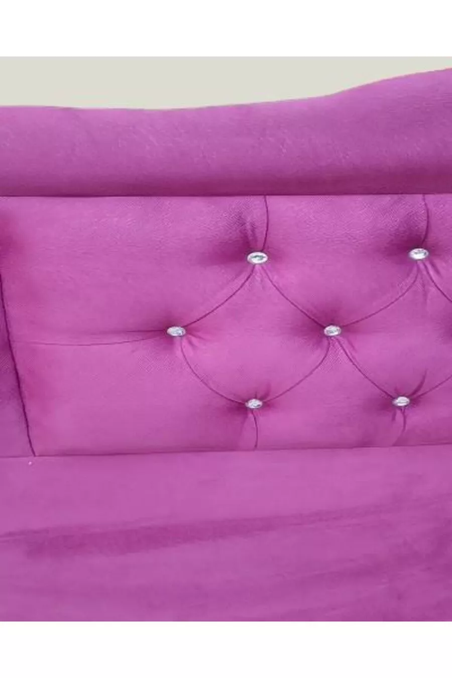 Titre DK Simple Personne Modèle Poney Plumage Fuchsia Tissu Capitonné Rempli Fait Main