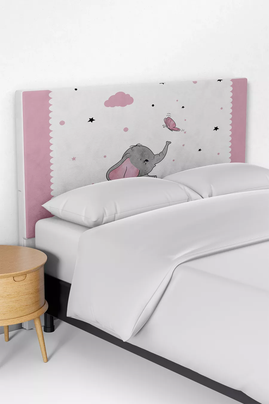 Housse de tête de lit pour enfant à motif fil