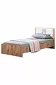 Lits superposés Ranza, Lit superposé Captain Ranza avec armoire et 2 matelas Confort
