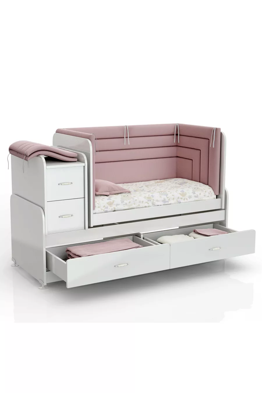 ENSEMBLE DE CHAMBRE DE BÉBÉ EXTENSIBLE SW A BLANC