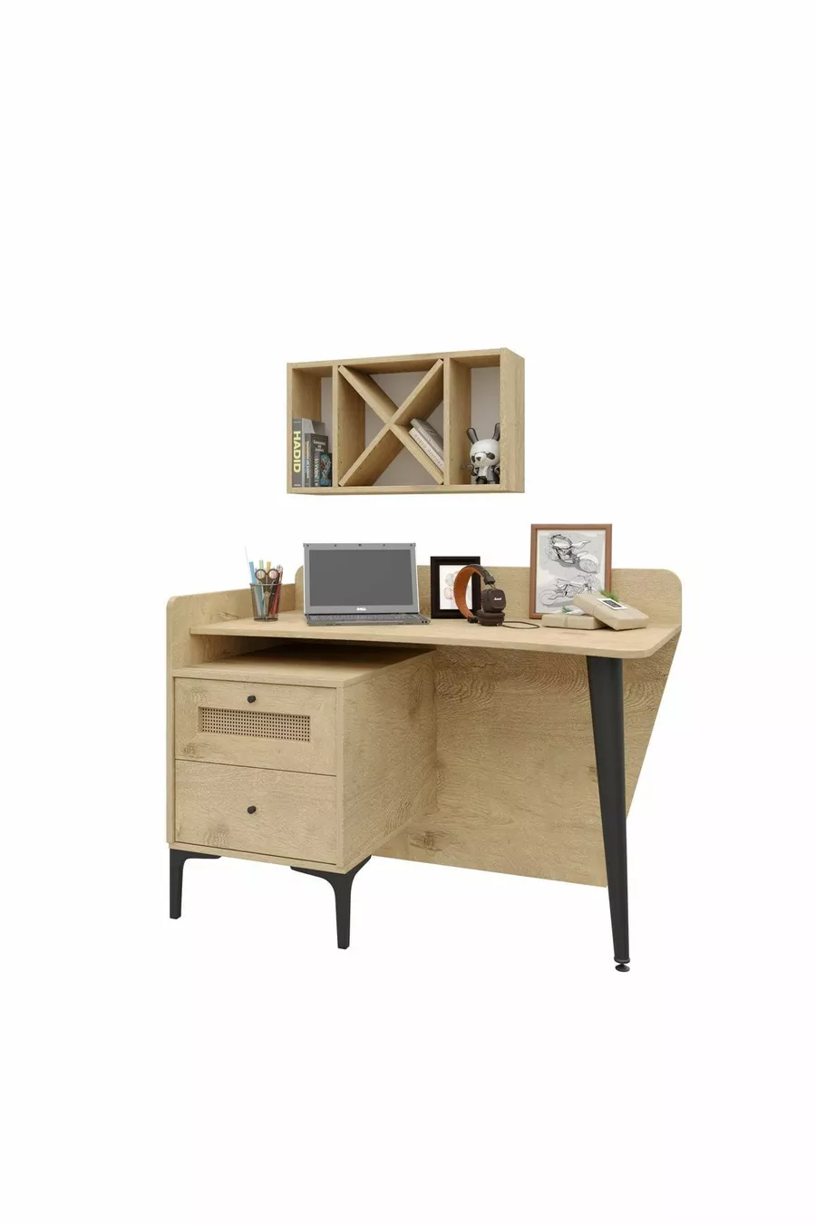 Chambre d'adolescent Trio XL (CHÊNE) (%MDF)
