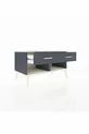 Commode Hyperion 2 tiroirs Anthracite-Pierre de Lune/Anthracite
