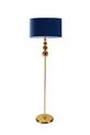 Lampadaire en métal plaqué or Milano Küre - Bleu marine
