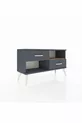 Commode Arges à une étagère et 2 tiroirs Anthracite-Sapin/Anthracite