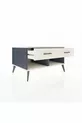 Commode Kronos 2 tiroirs Anthracite-Pierre d'ardoise
