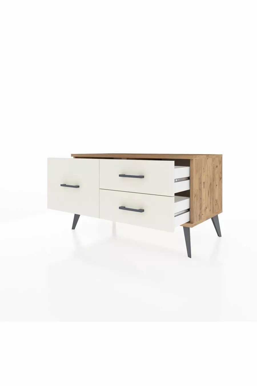 Commode Hyperion 3 tiroirs Pin-Pin/Marbre