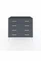 Commode Hyperion 8 tiroirs Pin-Anthracite
