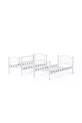 Lit superposé en métal pour chambre d'enfant Bella, dimensions de matelas