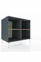 Commode Kronos 2 étagères Anthracite-Anthracite/Sapin