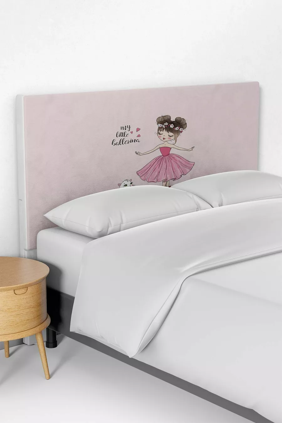 Housse de tête de lit pour lit coffre de chambre de fille princesse