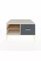 Commode Kronos à une étagère et un tiroir, quartz- pin/anthracite