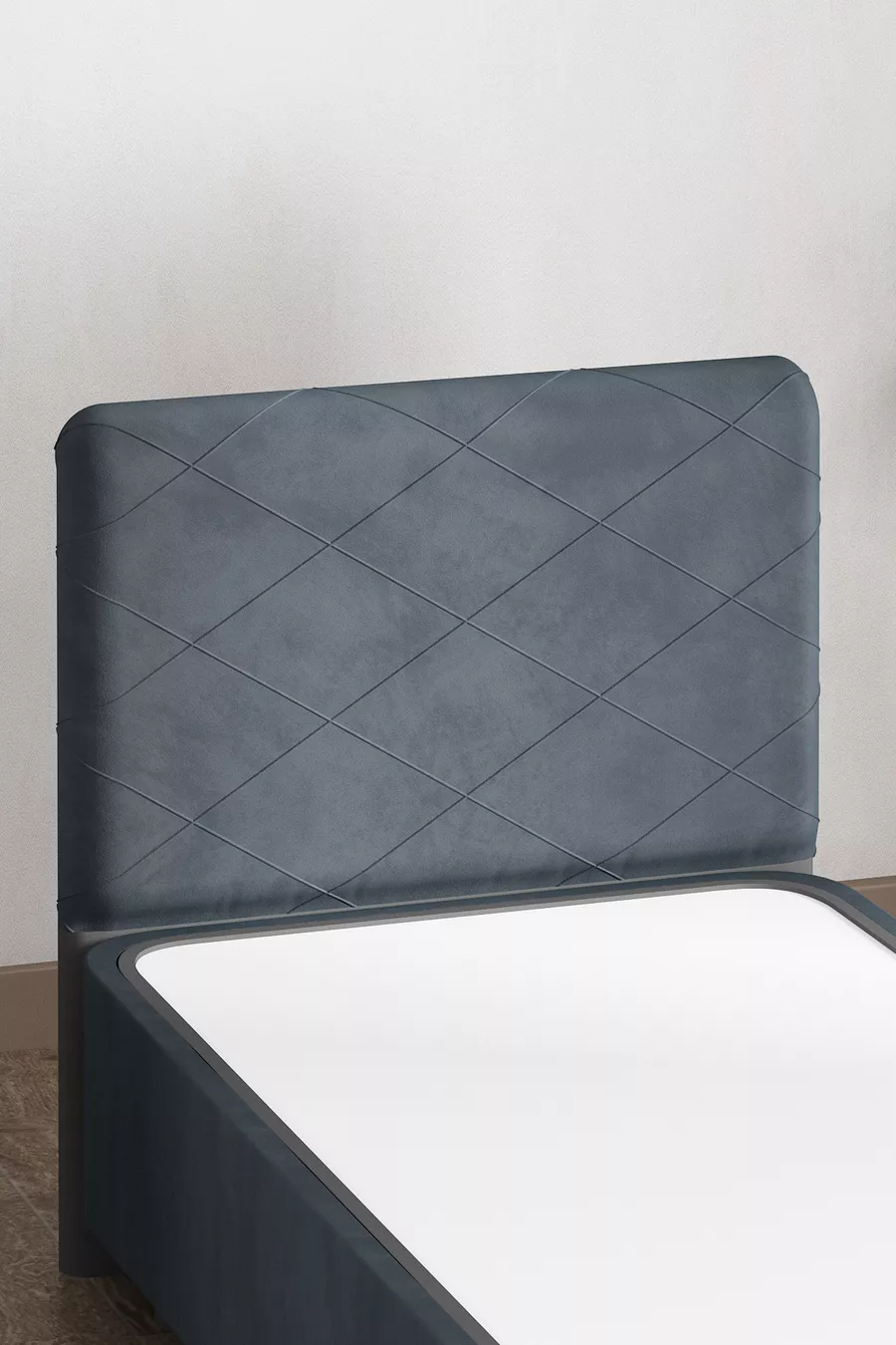Housse de tête de lit, Housse de tête de lit Mimosa Anthracite