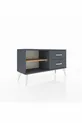 Commode Arges à une étagère et 2 tiroirs Anthracite-Sapin/Anthracite