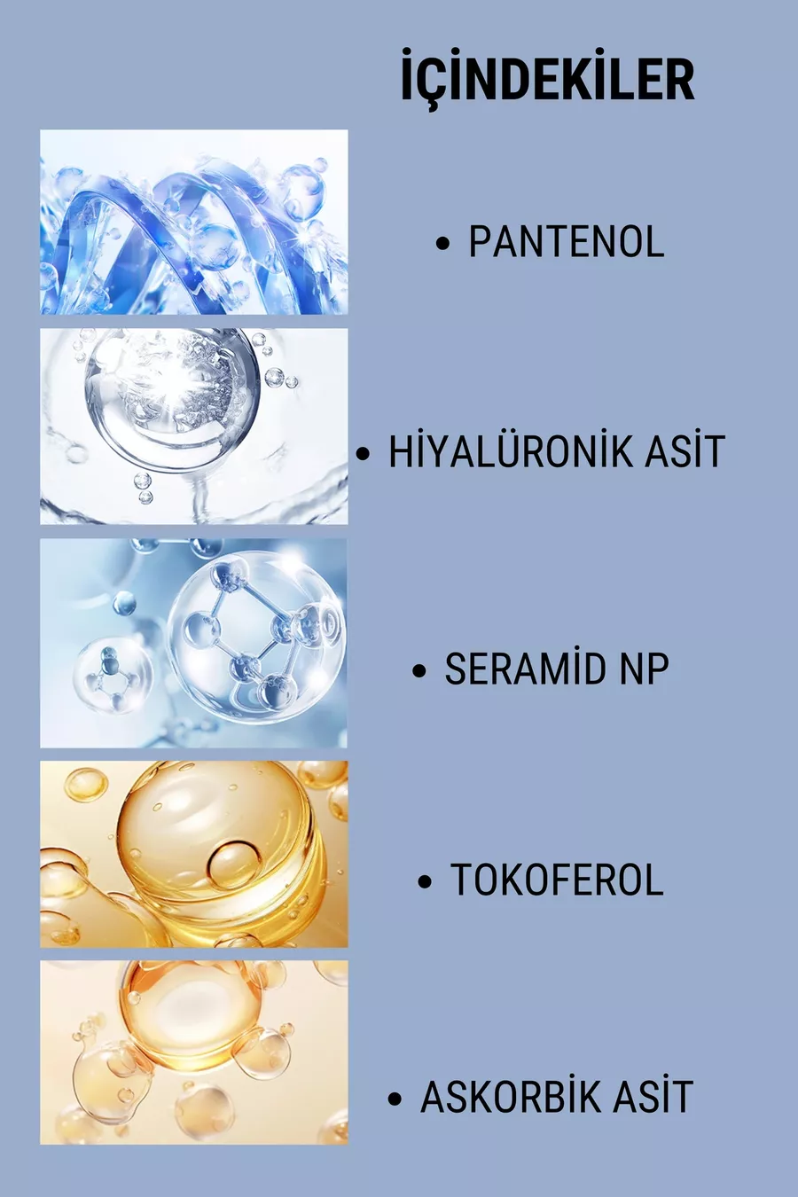 Kore Ice Gel Toner Tampon de Nettoyage du Visage Raffermissant Hydratant Anti-Âge - Panthénol Céramide