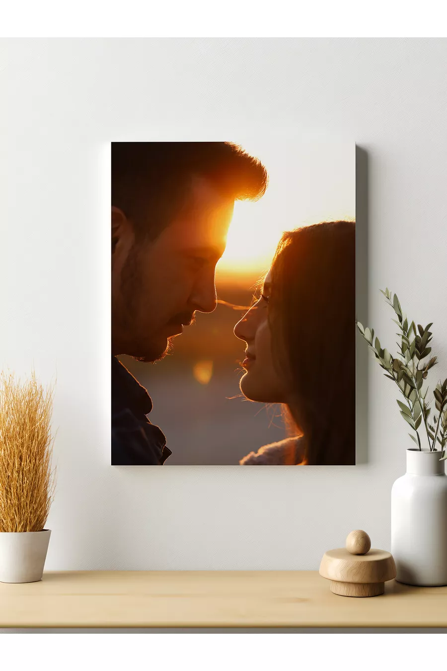 Toile Canvas Premium avec Photo Personnalisée pour Décoration Murale de Maison, Bureau, Chambre et Cuisine