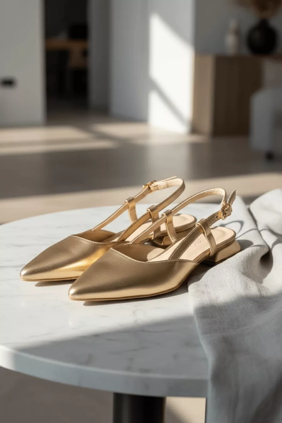 Chaussures à talons pointus Felina Gold Anti-Rides (talon de 3 cm)