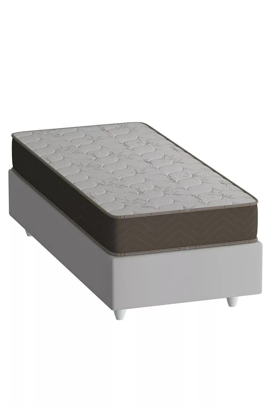 Matelas à ressorts Lux Bamboo Orthopédique Complet de Base, Utilisation des deux côtés, Confort élevé