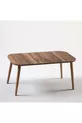 Table basse Kr et ensemble de tables gigognes Kr en noyer