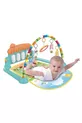 tapis de jeu pour bébé avec piano, tapis d'activités, miroir pour nouveau-né, musical et lumineux