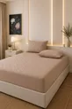 Protège-matelas matelassé en coton  % marron, ajusté, pour bébé-simple-double-king