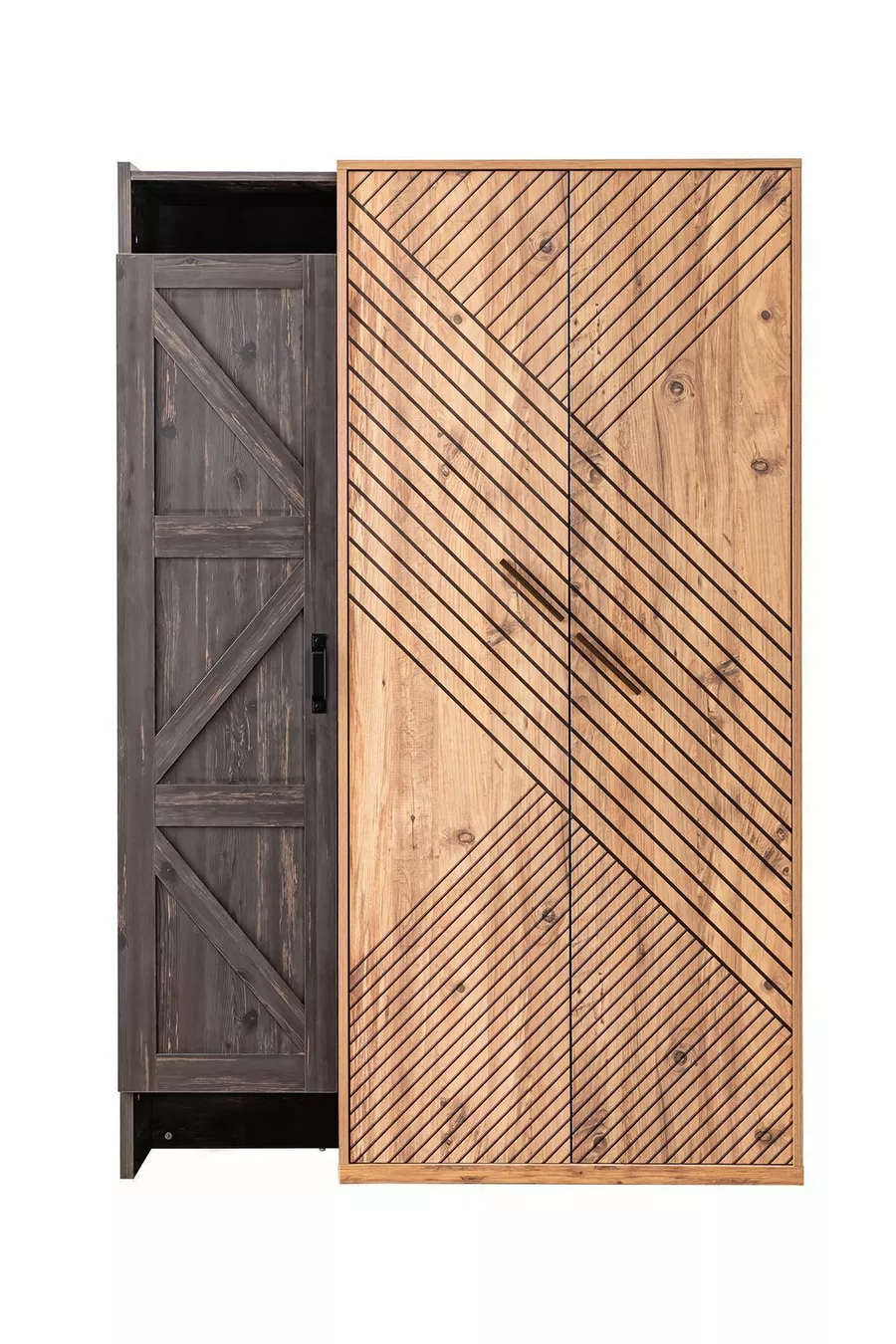 Lits superposés, Lit superposé Deluxe Séparable avec Armoire 3 Portes Élitaire