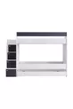 Lits superposés, Lit superposé Martin Yavrulu - Anthracite 1 matelas Comfort