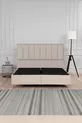 Ensemble tête de lit et sommier coffre Gold Therapy Beige (LIT NON INCLUS)