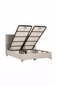 Lit coffre Gold Therapy Beige (TÊTE DE LIT ET MATELAS NON INCLUS)