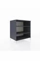 Commode Kronos 2 étagères Anthracite-Anthracite