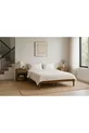 Lit Boutique en Bois Massif Naturel Sans Tête en Noyer