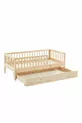 Lit Montessori en bois pour enfant - Lit avec petit lit intégré - Lit Montessori - 