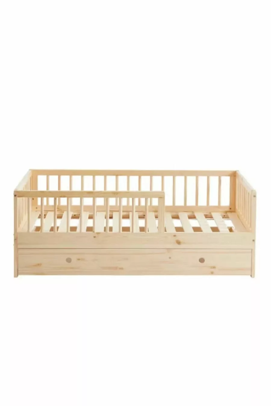 Lit Montessori en bois pour enfant - Lit avec petit lit intégré - Lit Montessori - 