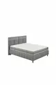 Ensemble 3 pièces Lit, Sommier et Tête de lit Dream Line - Gris foncé, Anthracite