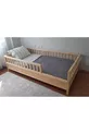 Lit Montessori pour enfants - Lit Montessori - Lit en bois - Avec barrière de sécurité de cm - 