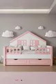 % Lit Montessori pour enfants en MDF avec tiroirs, rose