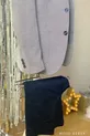 Ensemble de Costume Garçon avec Gilet et Veste  Bleu Marine