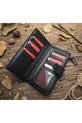 Porte-monnaie unisexe en cuir % véritable pour téléphone, cartes et argent