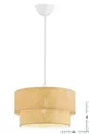 Suspension Moderne Naturelle Hazeran en Rotin à 2 Niveaux pour Salon, Cuisine, Chambre