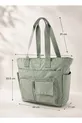 Sac à dos quotidien pour eau - Compartiment pour ordinateur portable, Détails matelassés, Multiples poches, Poche pour biberon, Accessoire pour valise, Sac maman bébé vert, Sac de soins pour bébé vert