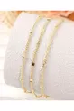 Ensemble de 3 bracelets pour femme Gold Singapour à chaîne
