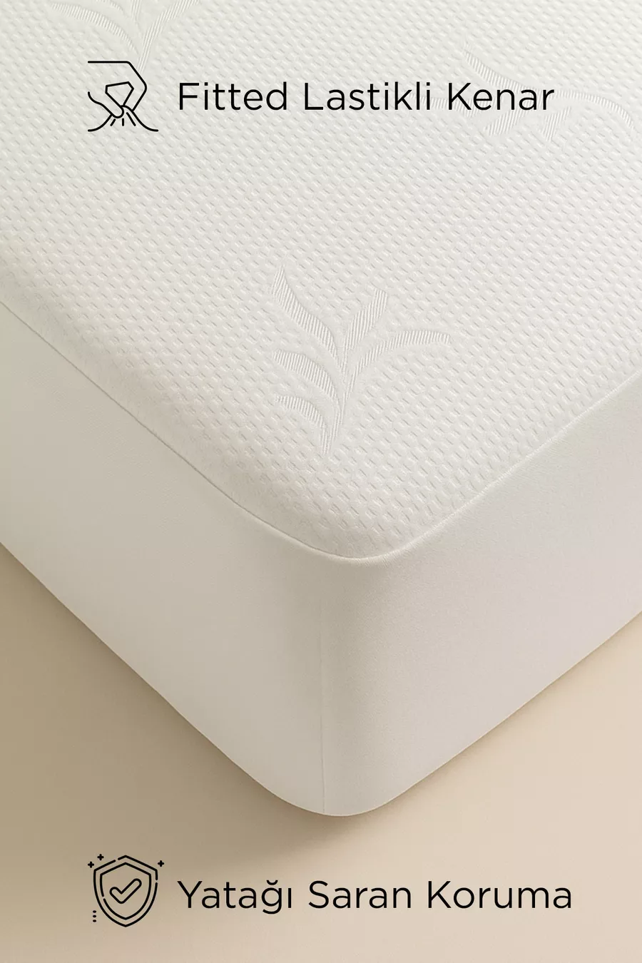 Protège-matelas Imperméable en Bambou Premium Ajusté | Protecteur de Matelas Ultra Silencieux en Bambou
