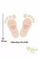 Chaussons de luxe pour bébé fille avec nœud, détails brillants et perles, 0-4 mois,  cm, cadeau avec velcro