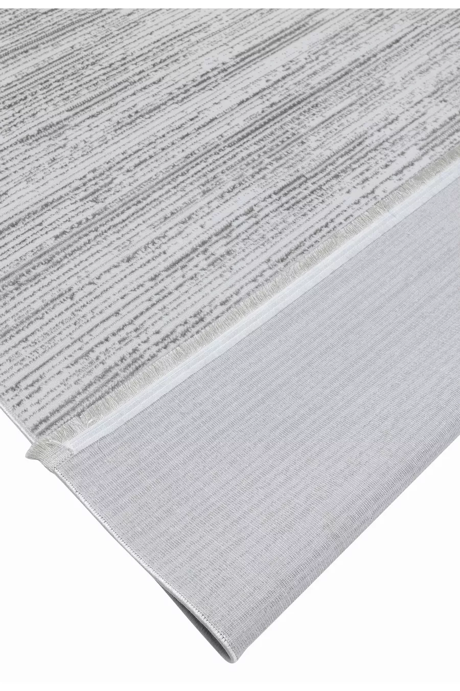 Tapis lavable en satin de bambou Classi avec poils soyeux et semelle antidérapante