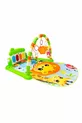 Tapis de jeu pour bébé à motif forêt avec piano – 0+ mois, tapis de développement lumineux et musical avec figures d'animaux